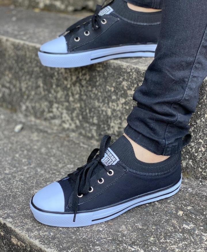 Tênis Feminino All Star Meia - Preto